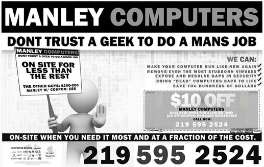 Manley Computers computer coupon repair highland indiana